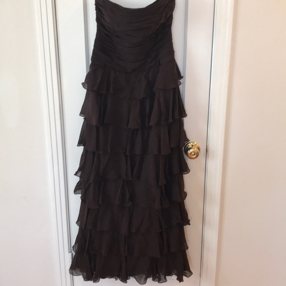 Ruffles on Ruffles Strapless gown